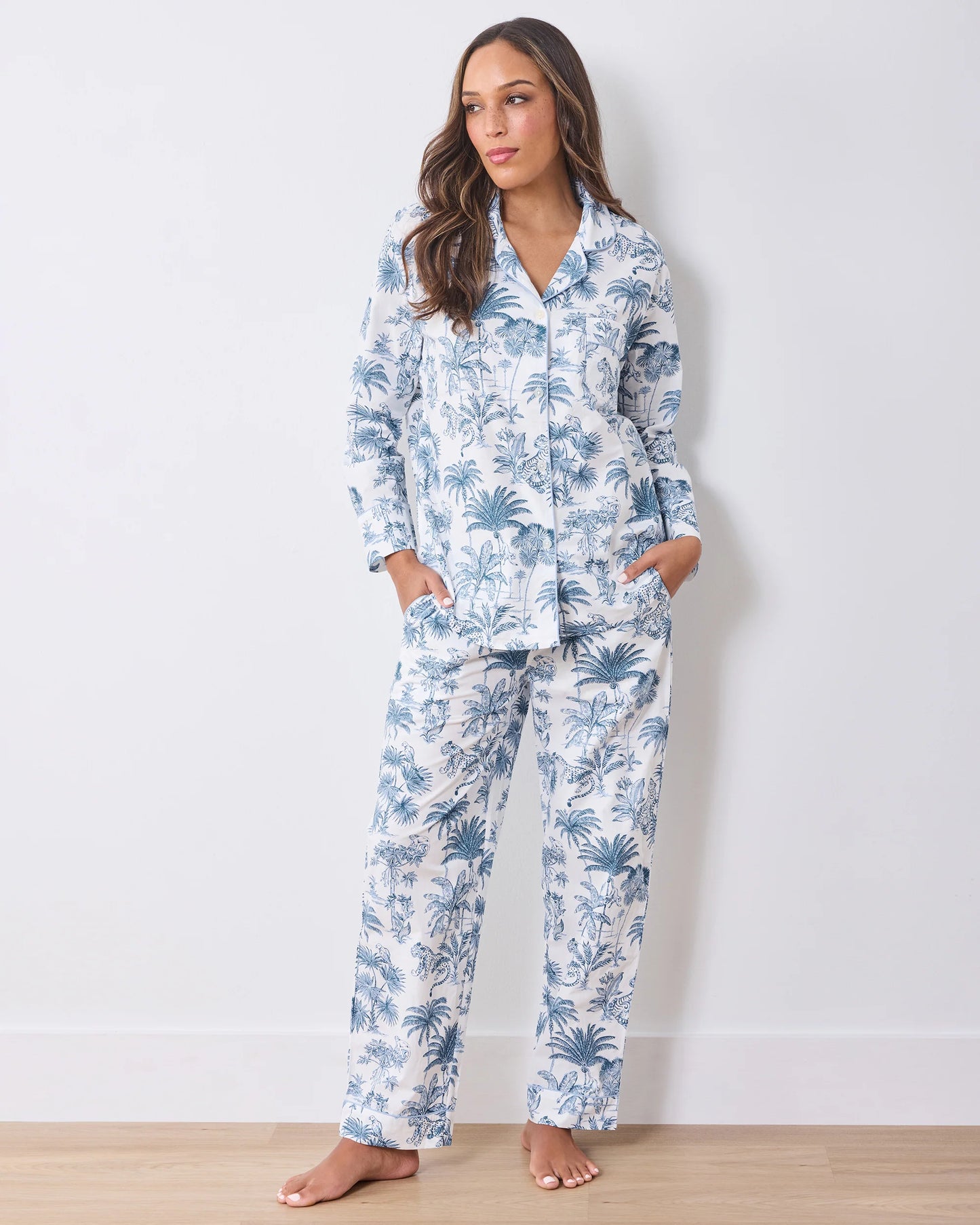 Tropical Toile - Long PJ Set