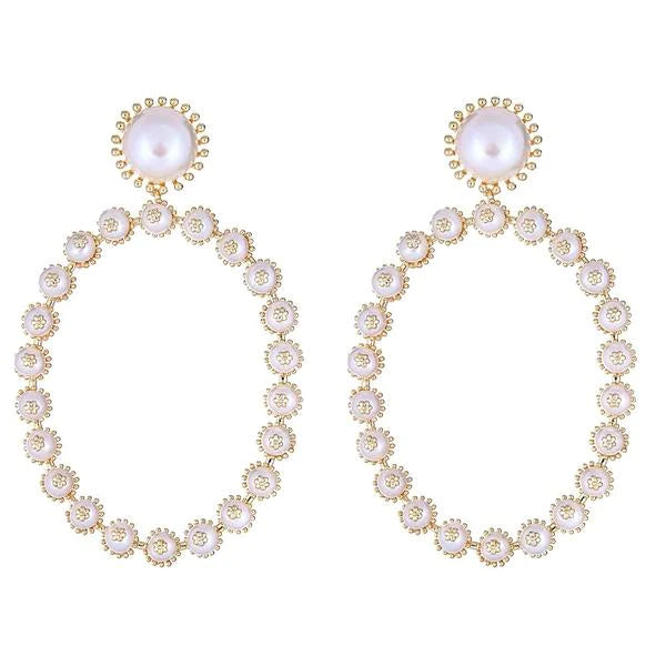 Pearl Garden Earring