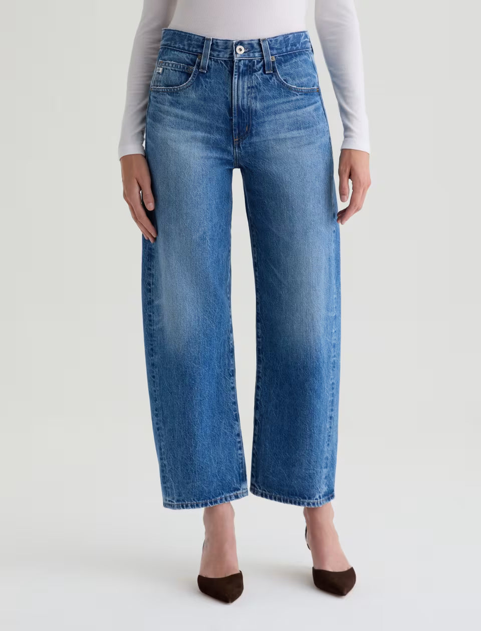 Hattie Crop Barrel Jeans