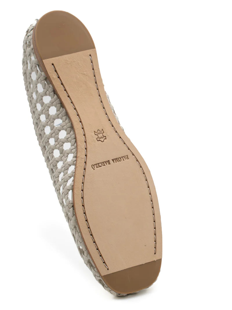 Shell Nappa Ballerina Flats