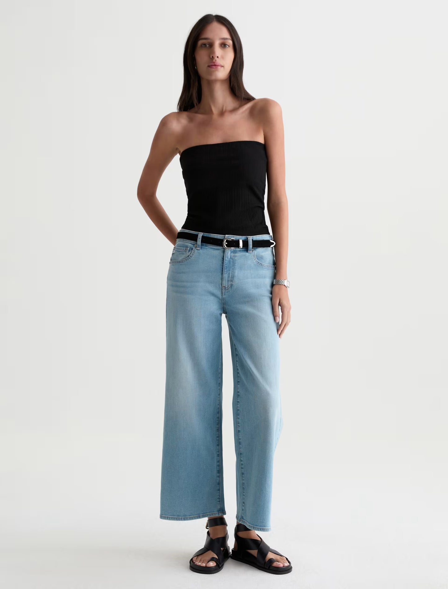Saige Wide Leg Crop - Brix