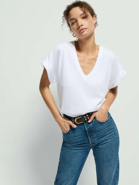 Stevie Cuffed V-Neck
