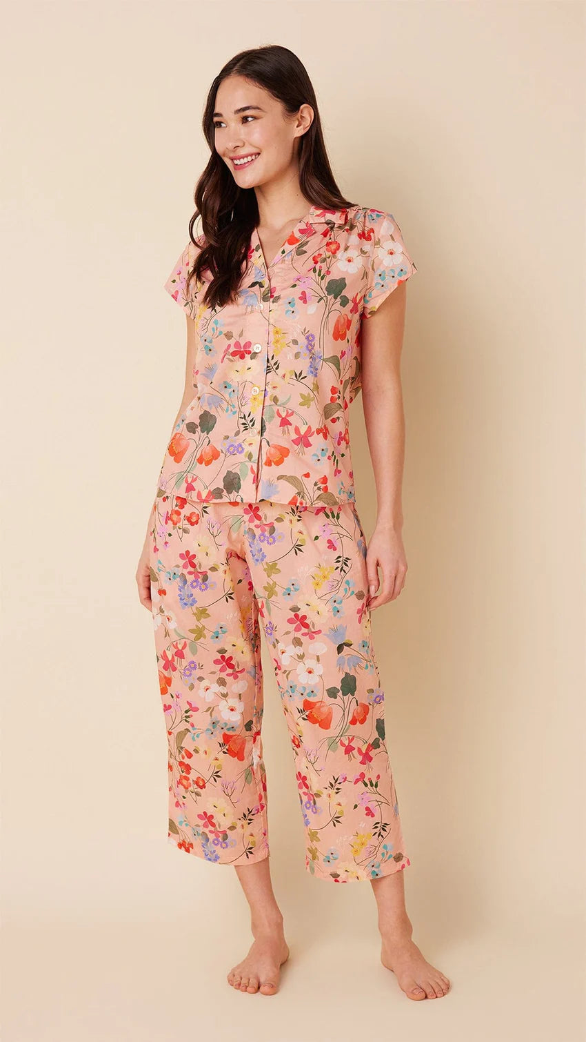 Voile Capri Pajama Set