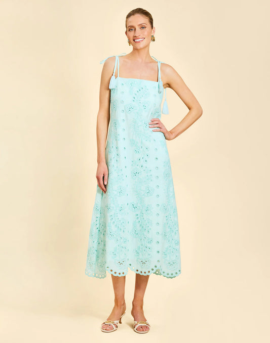Salvador Tassel Midi Dress