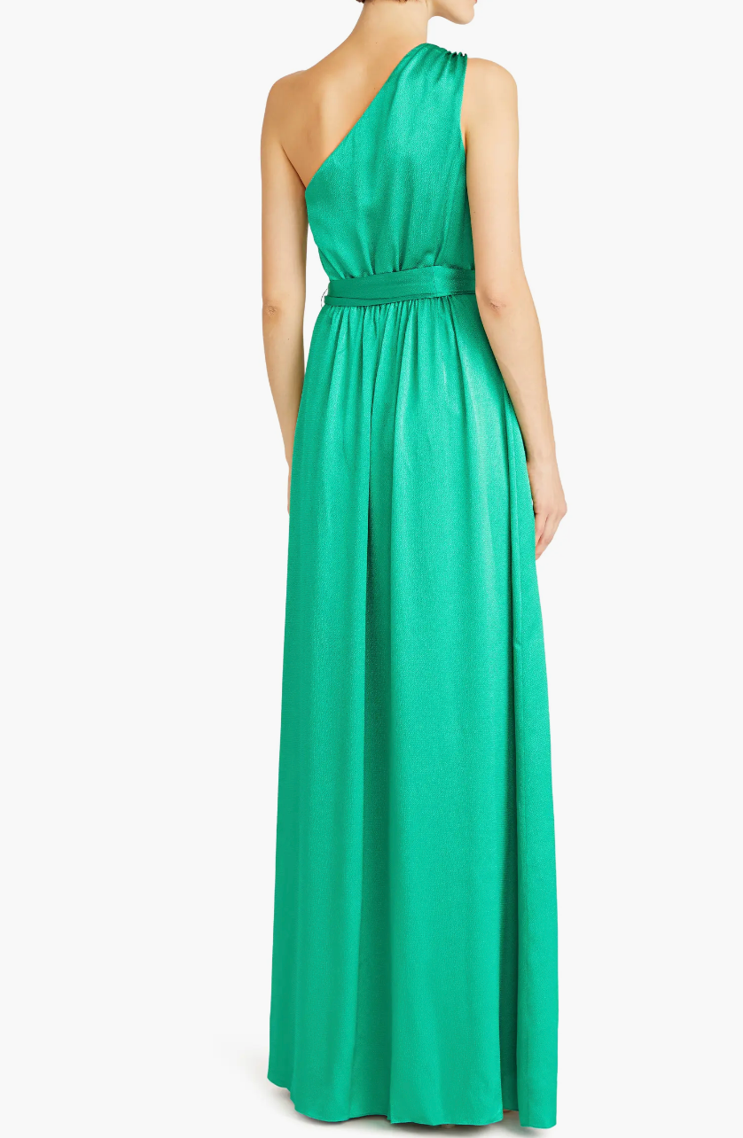 Ivy Satin One Shoulder Dress