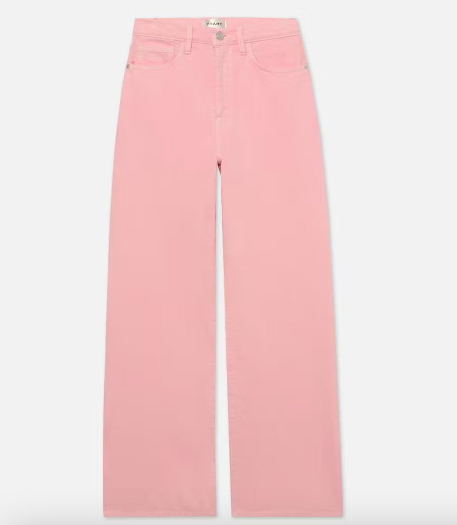 Le Jane Wide Leg Crop - Dusty Pink