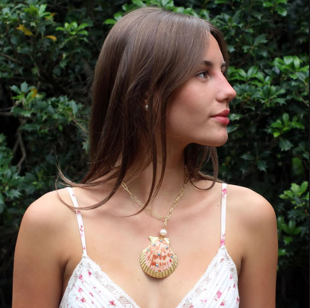 Paloma Scallop Chain Necklace