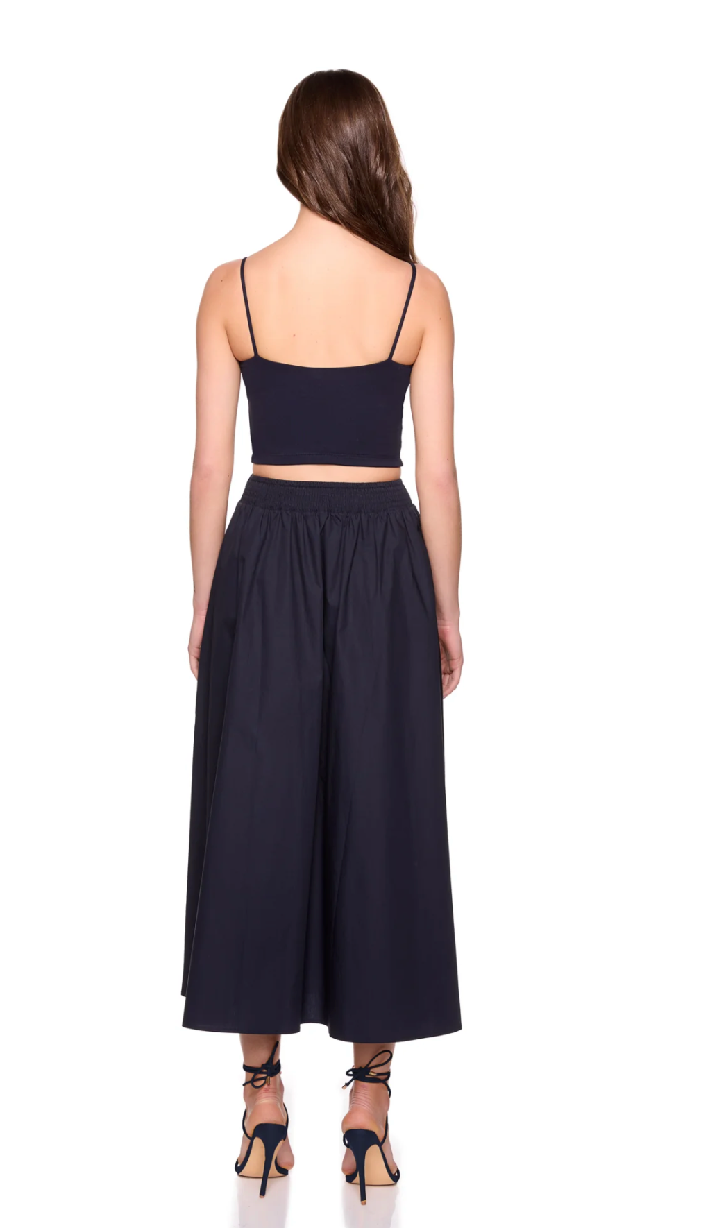 Poplin Midi Skirt