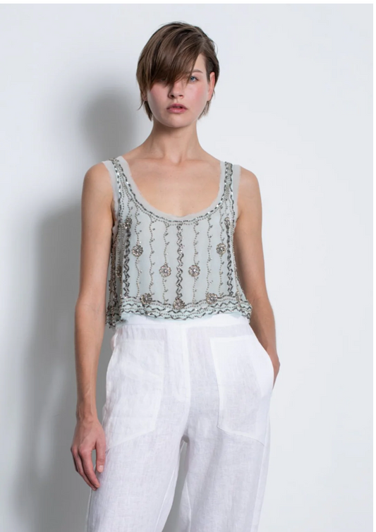 Solana Embroidered Tank Top