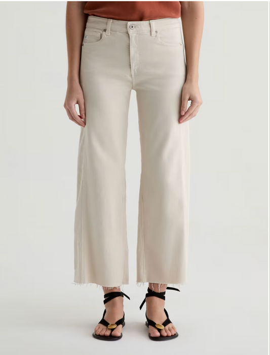 Saige Wide Leg Crop Panel - Opal Stone