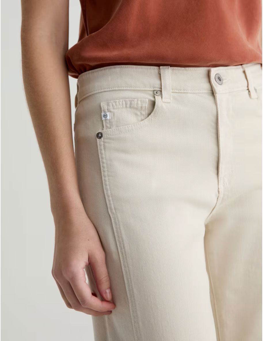 Saige Wide Leg Crop Panel - Opal Stone