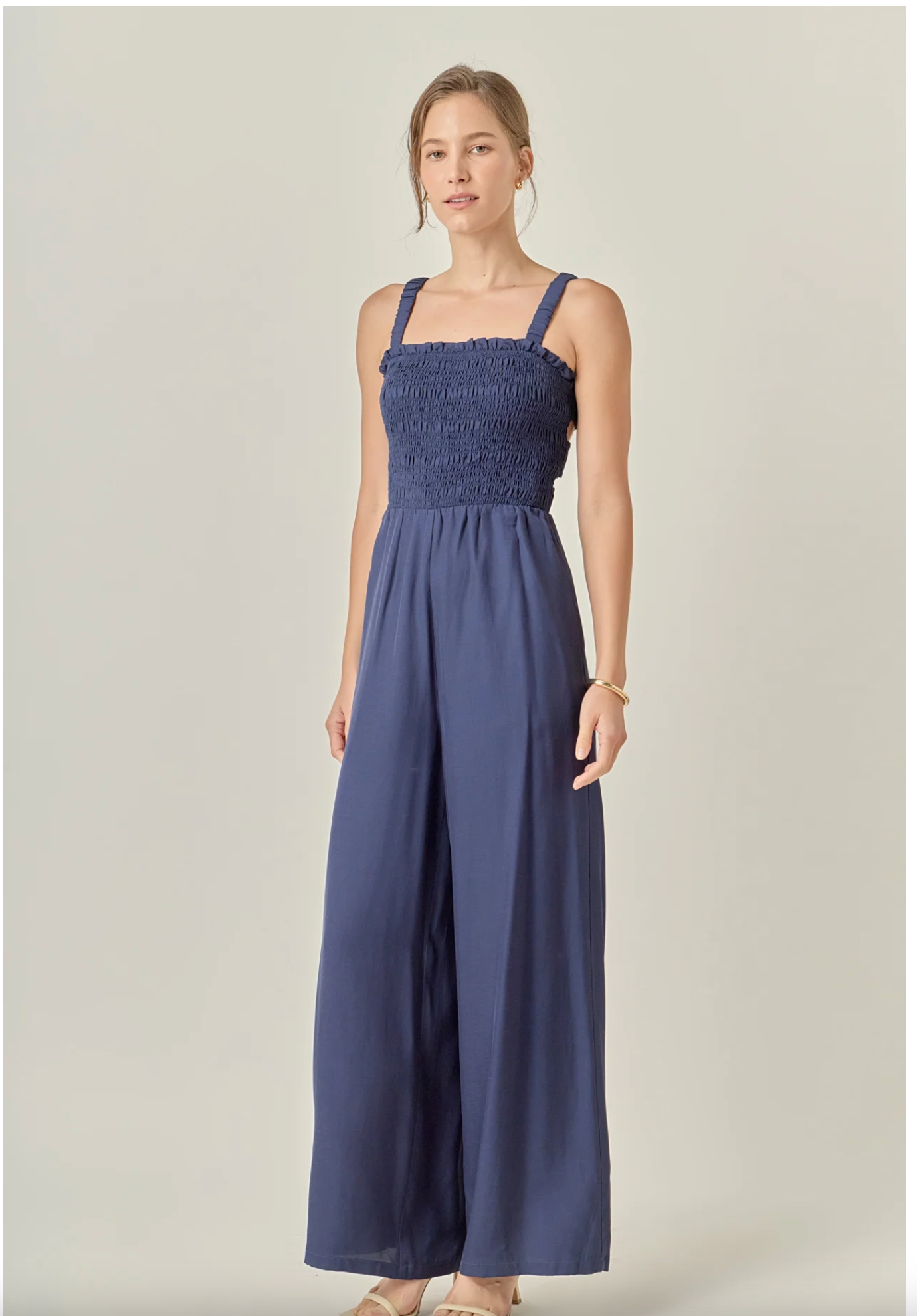 Elastic Strap Detail Jumpsuit