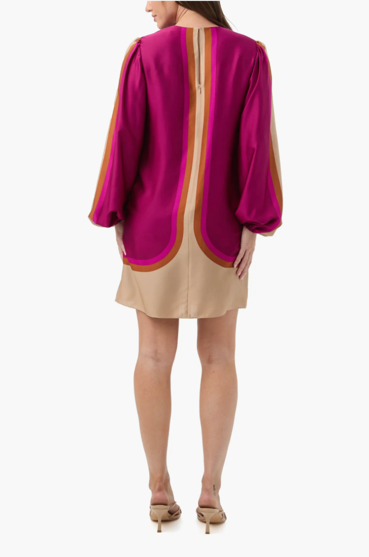 Elm Long Sleeve Printed Shift Dress