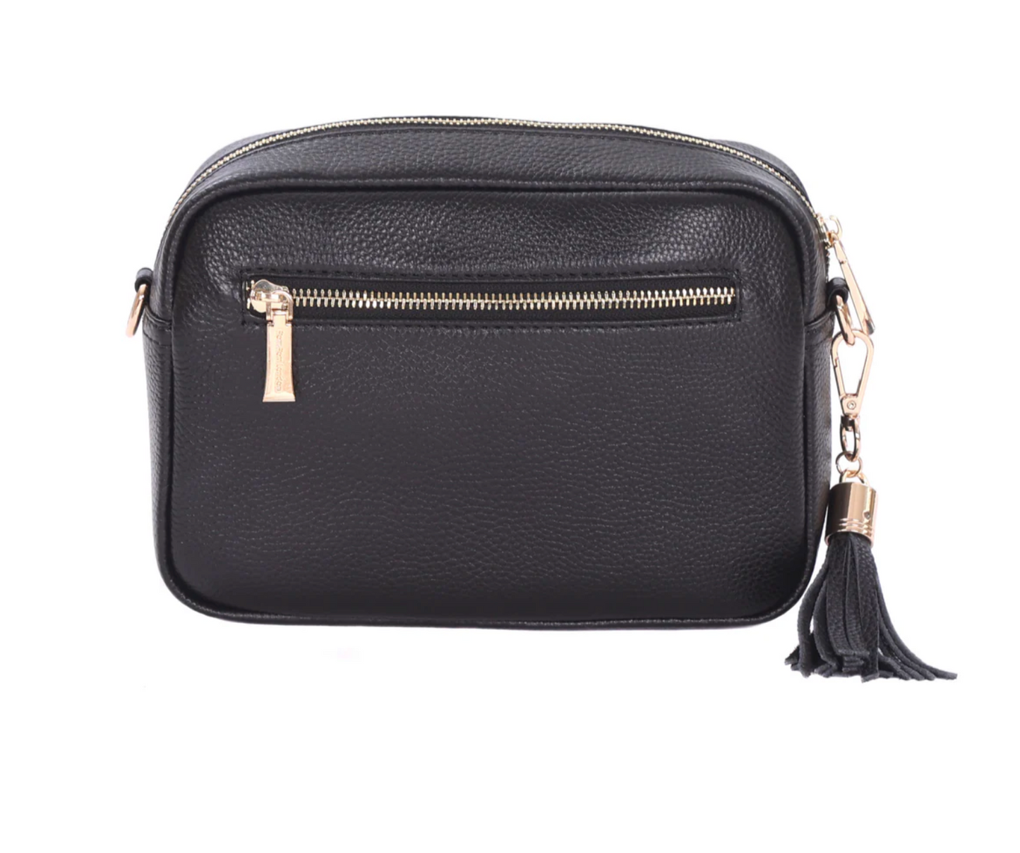 City Faux Fleece & leather Bag