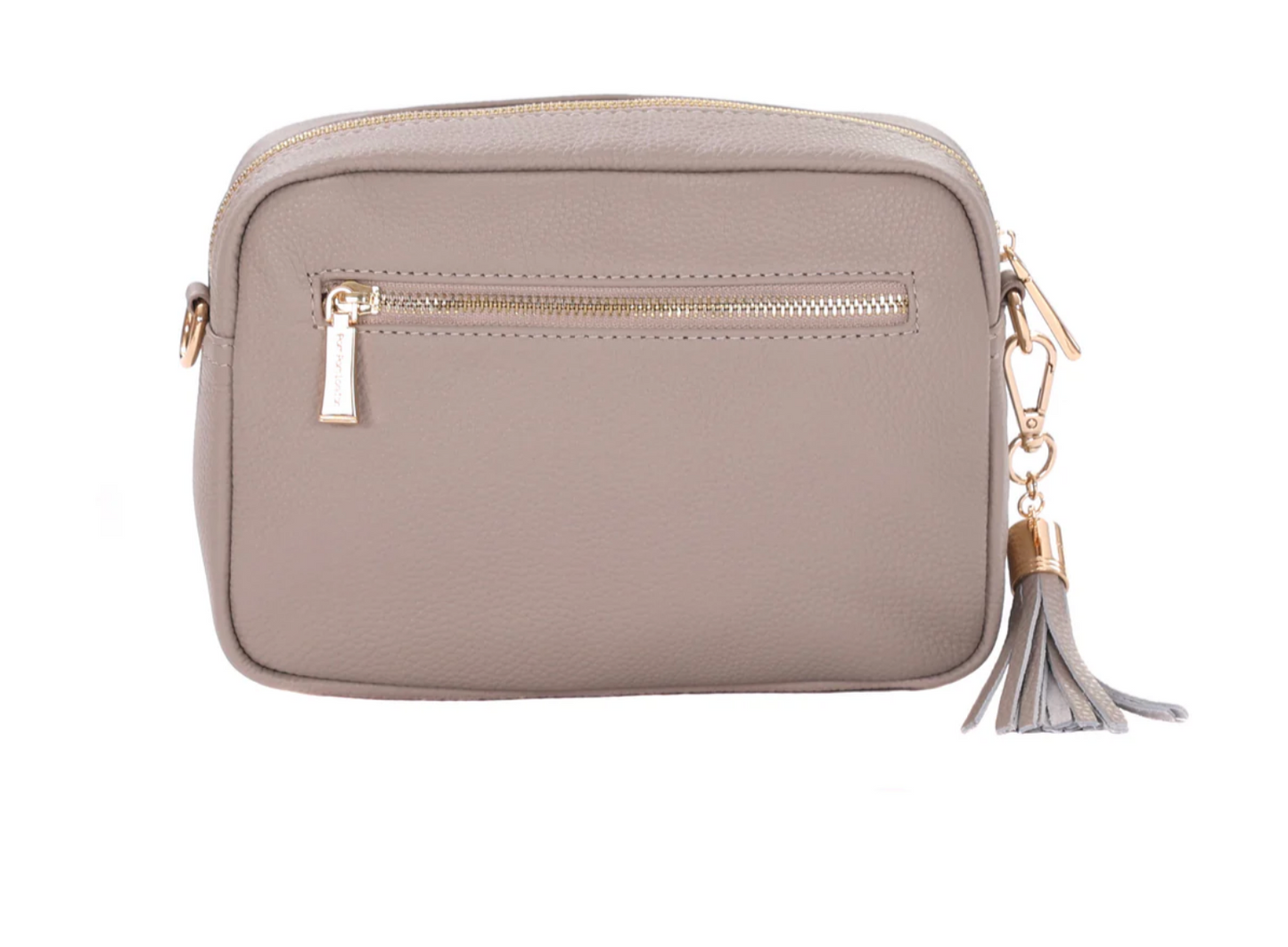 City Faux Fleece & leather Bag
