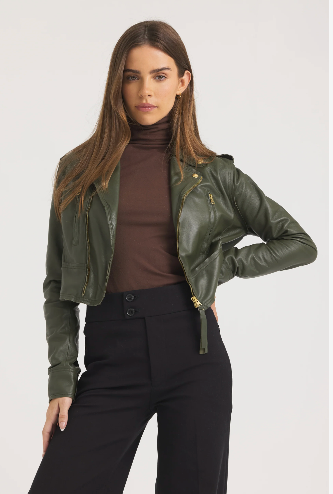 Erin Burnished Lether Jacket
