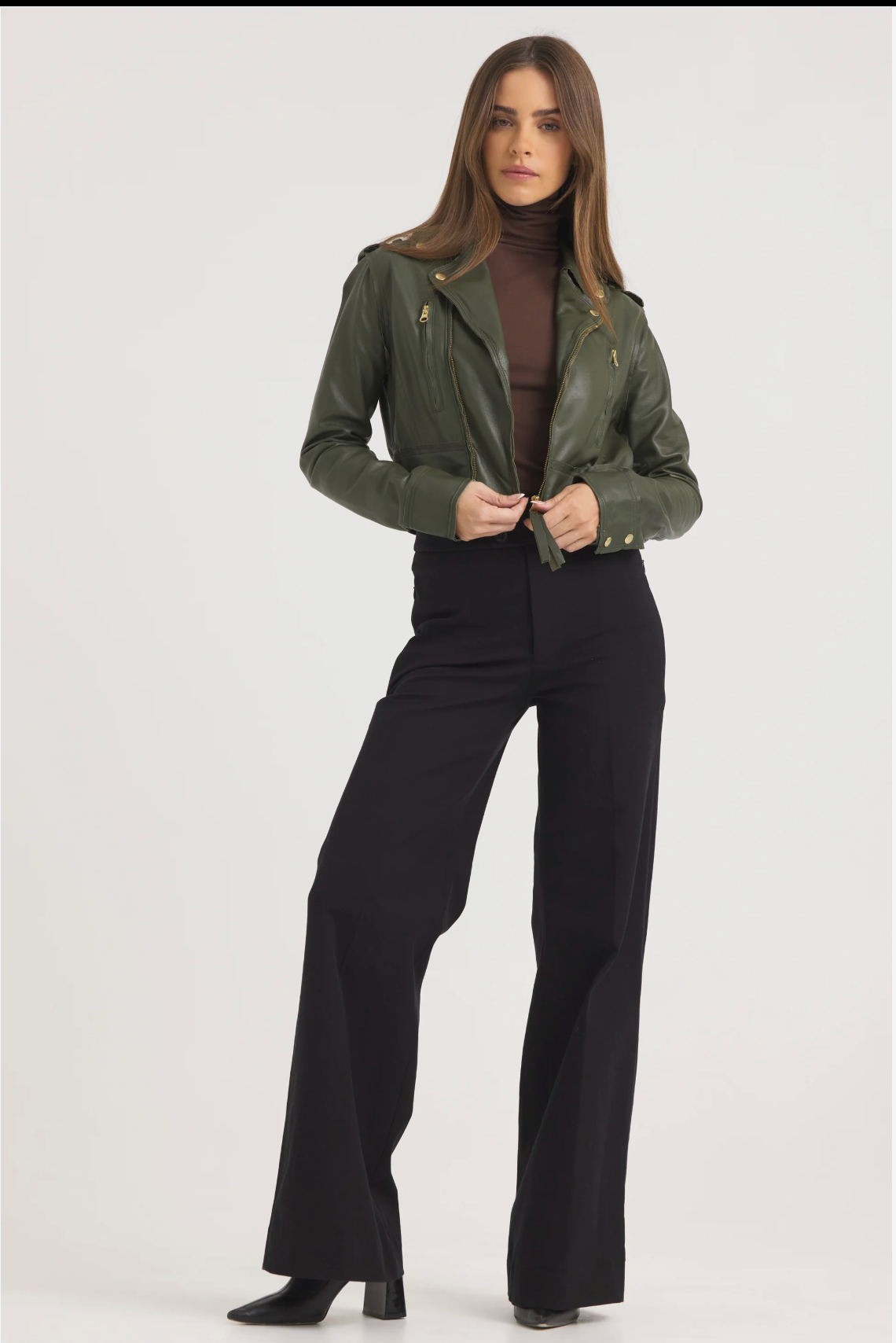 Erin Burnished Lether Jacket