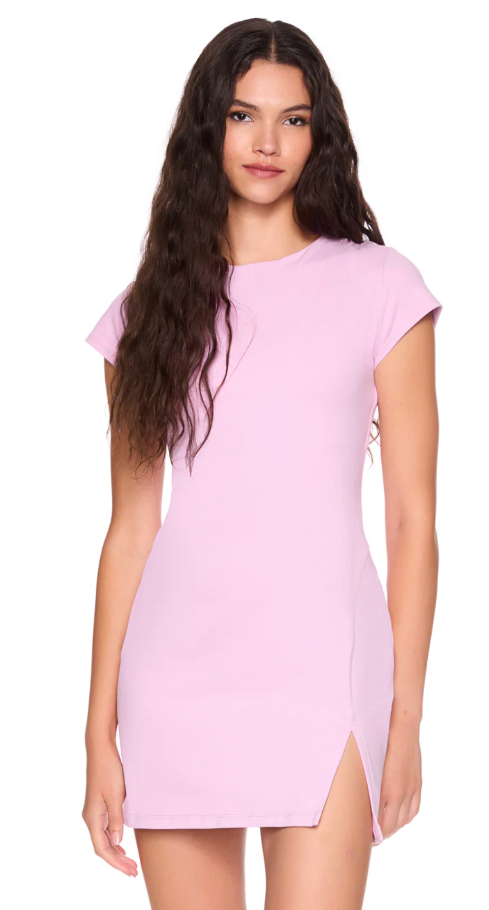 Micro Slit T Shit Dress