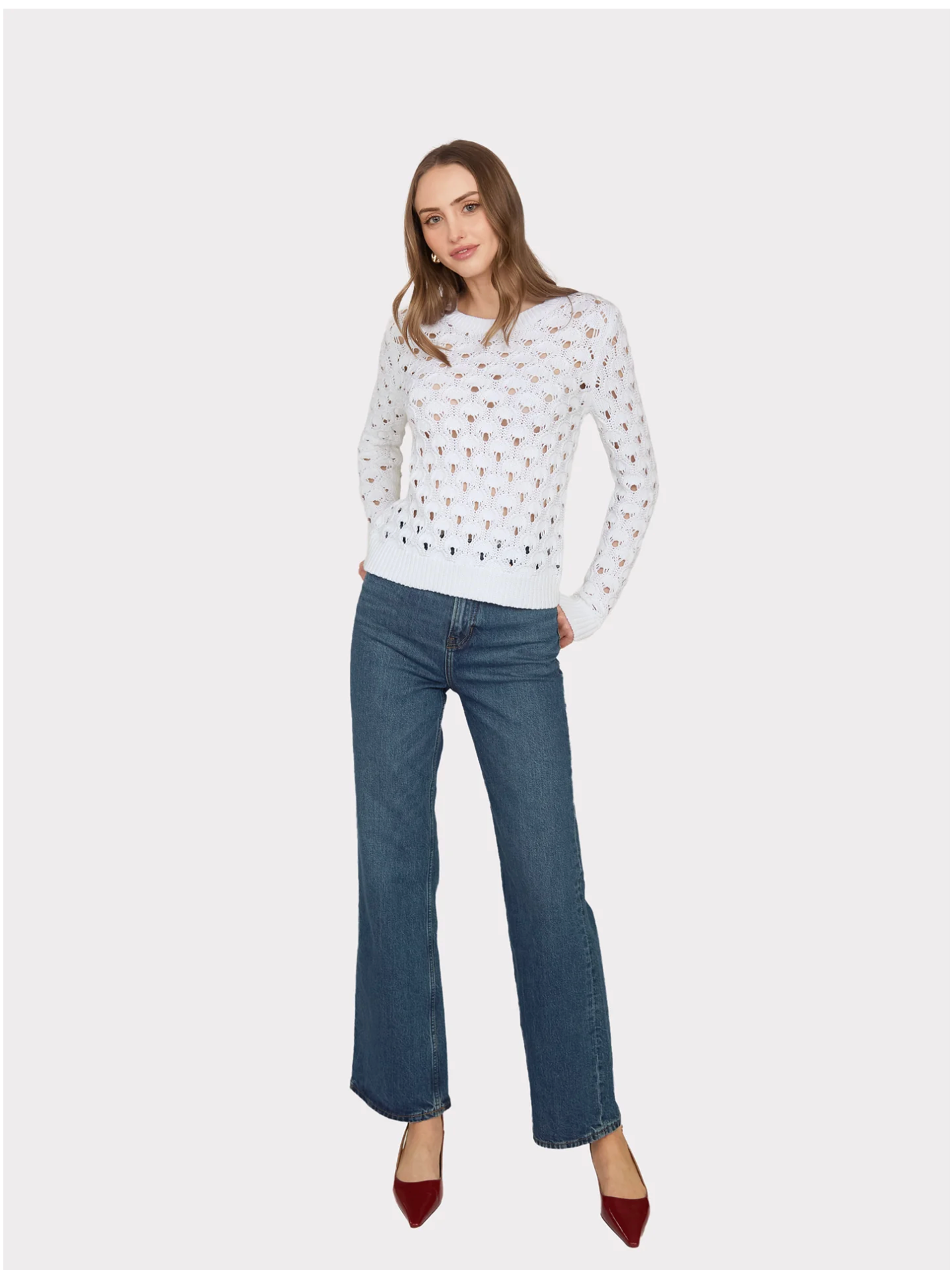 Solid Texture Stitch Crew