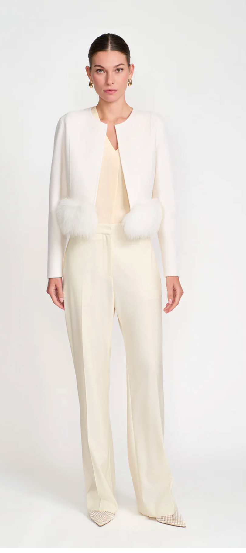Cropped Wool Jacket
