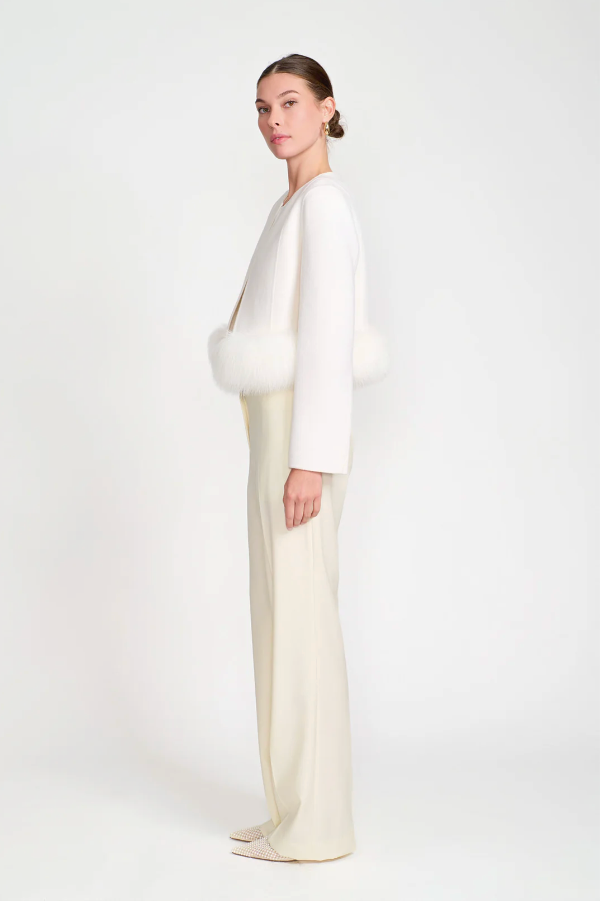 Cropped Wool Jacket