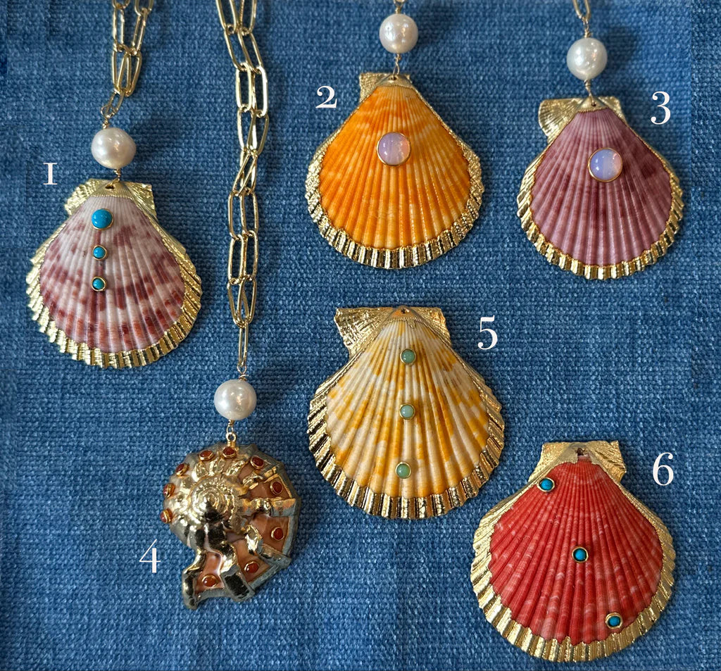 Paloma Scallop Chain Necklace