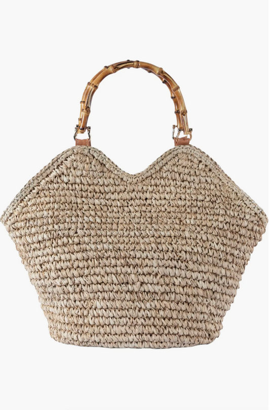 Margo Natural Medium Satchel Bag