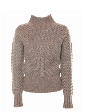 Mermaid Shimmer Knit High Neck