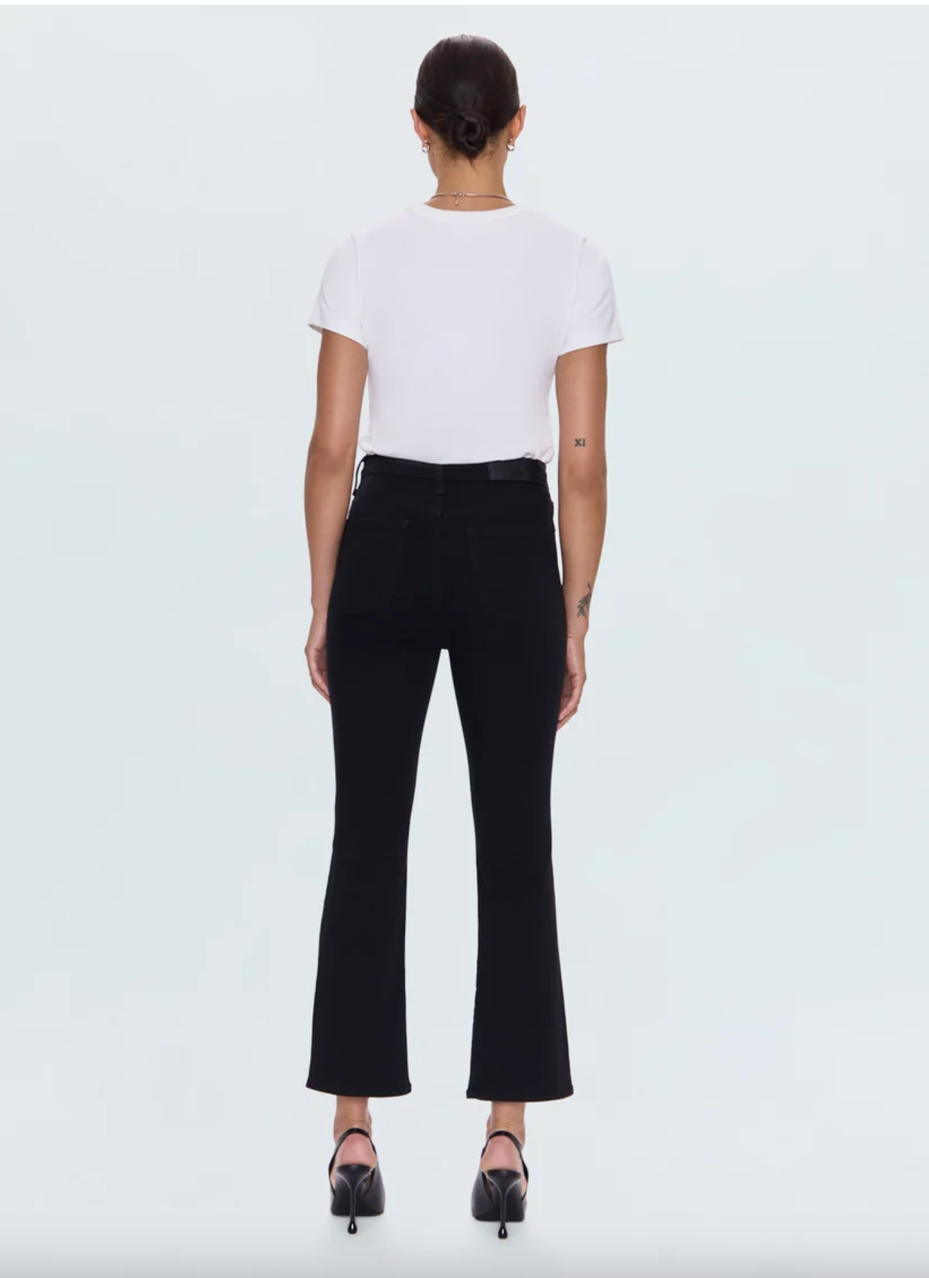 Lennon High Rise Crop Boot - Noir
