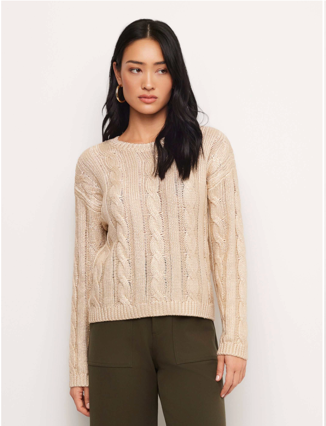 Levie Metallic Sweater