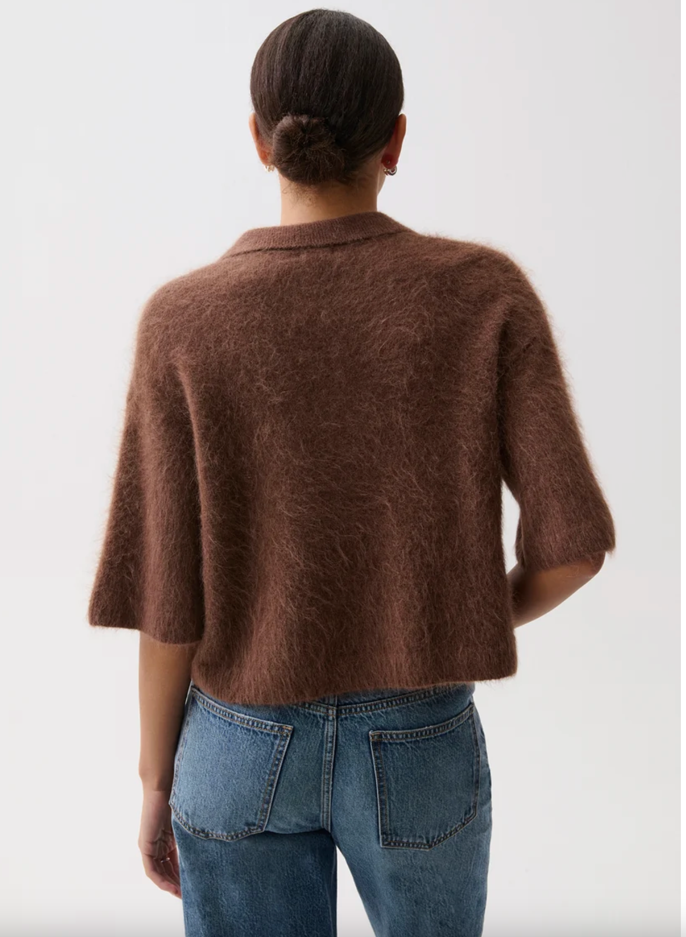 Nadya Boxy Polo Sweater