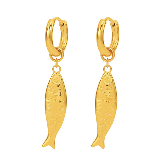 Dayna  Huggie Fish Earring