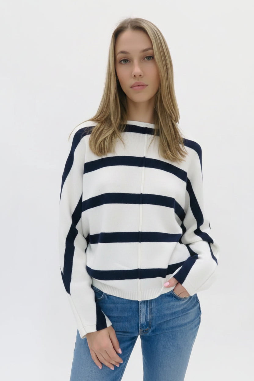 Jackson Stripe Oversize Crew