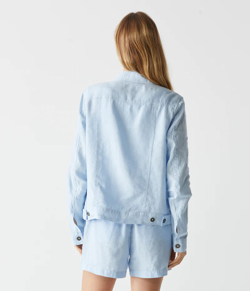 Linen Jean Jacket