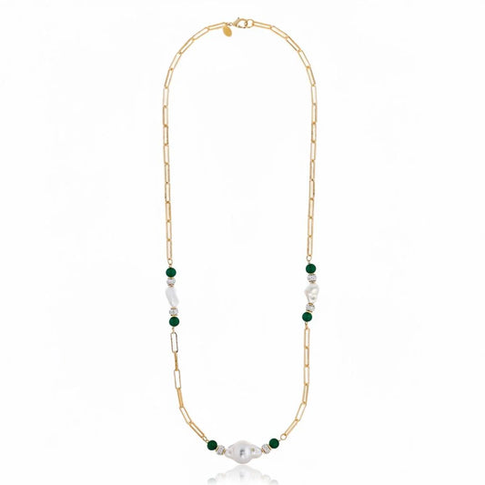 Allure Gem Necklace Green