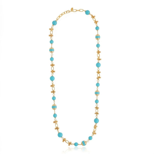 Liuce Long Necklace Turquoise