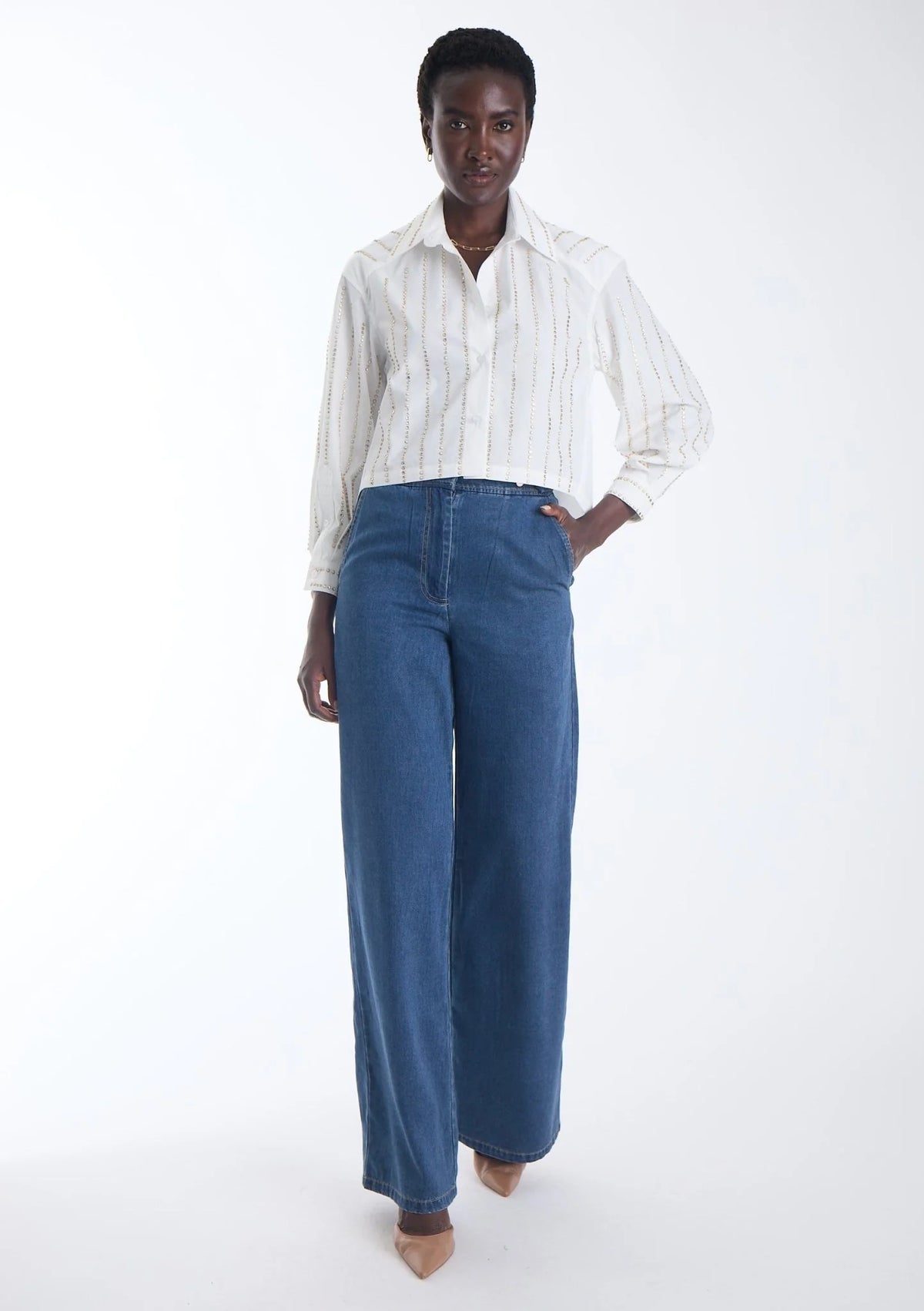 Amelie Embelished Shirt