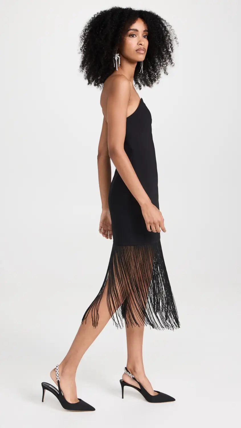 Puzzle Dress w Fringe