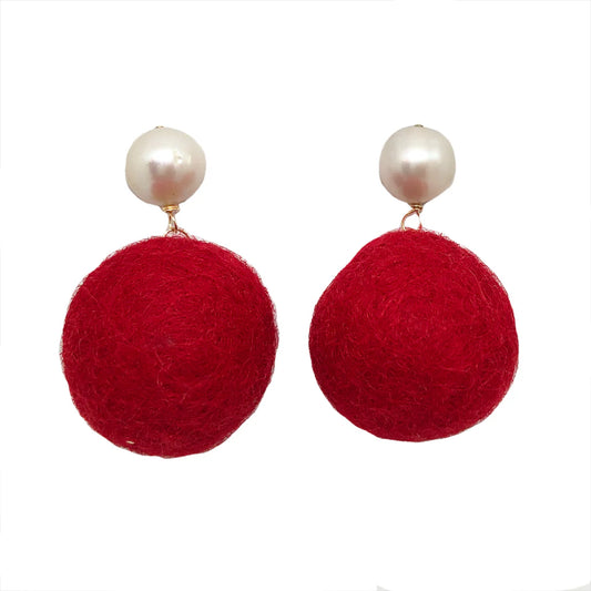 Belle Felt Earrings