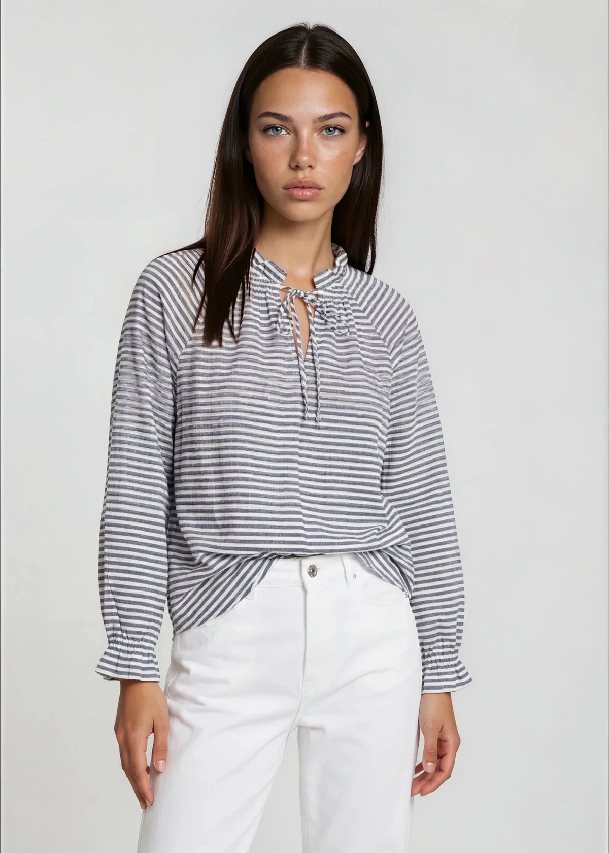 Belmont Top  Seersucker Stripe
