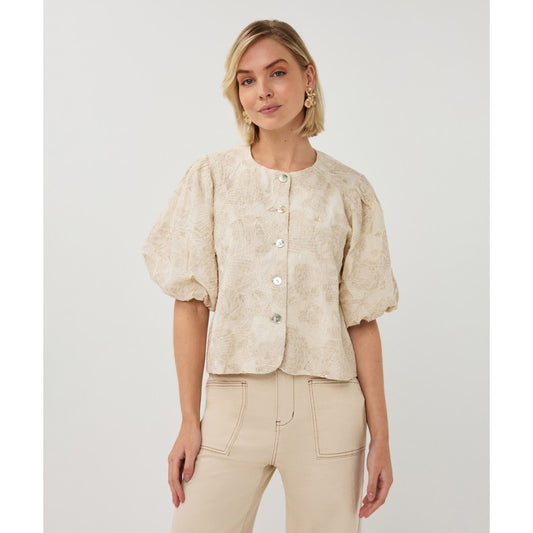 Baloon Shell Print Top