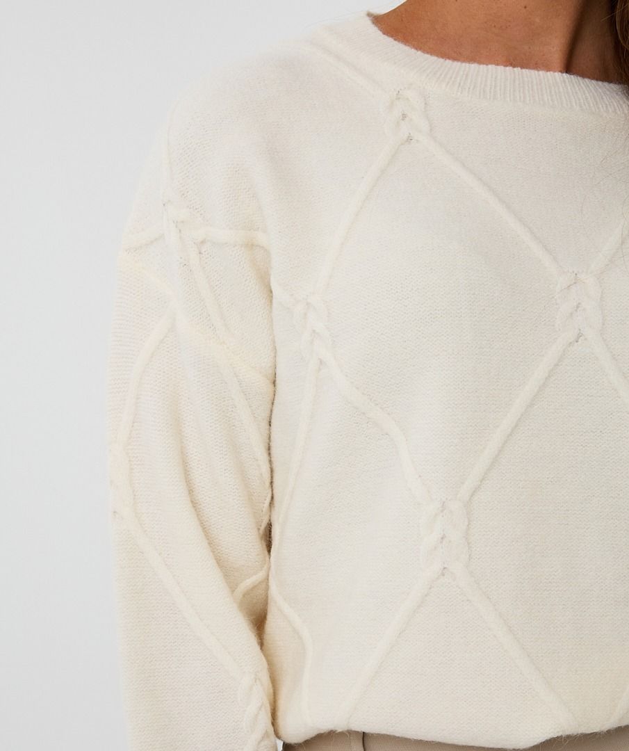 Square Cable Sweater