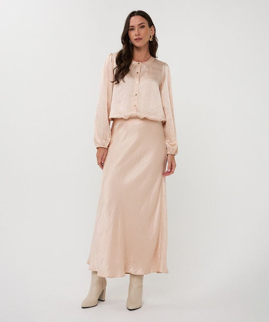 Acetate Long Skirt