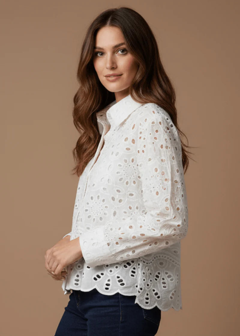 Fairfield Top Cotton Eyelet