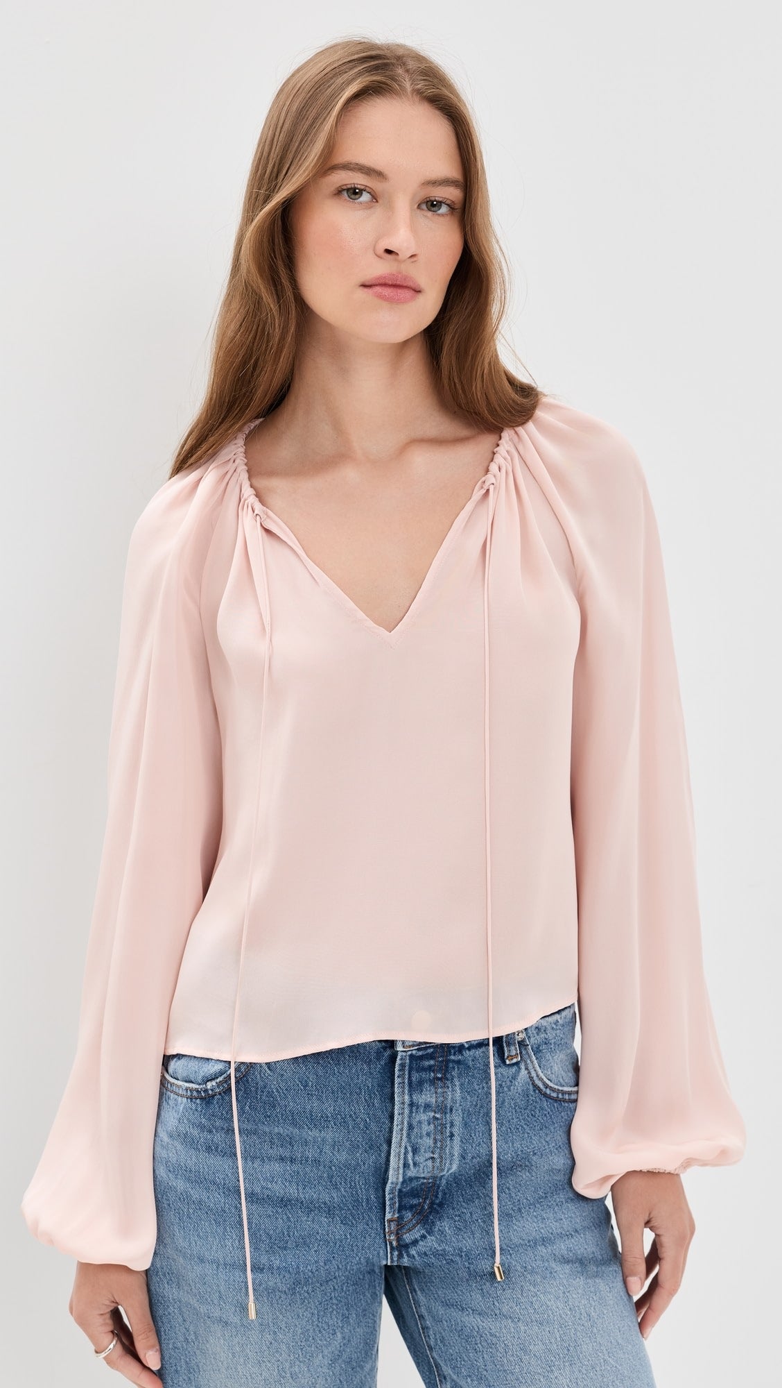 The Silk Baloon Blouse