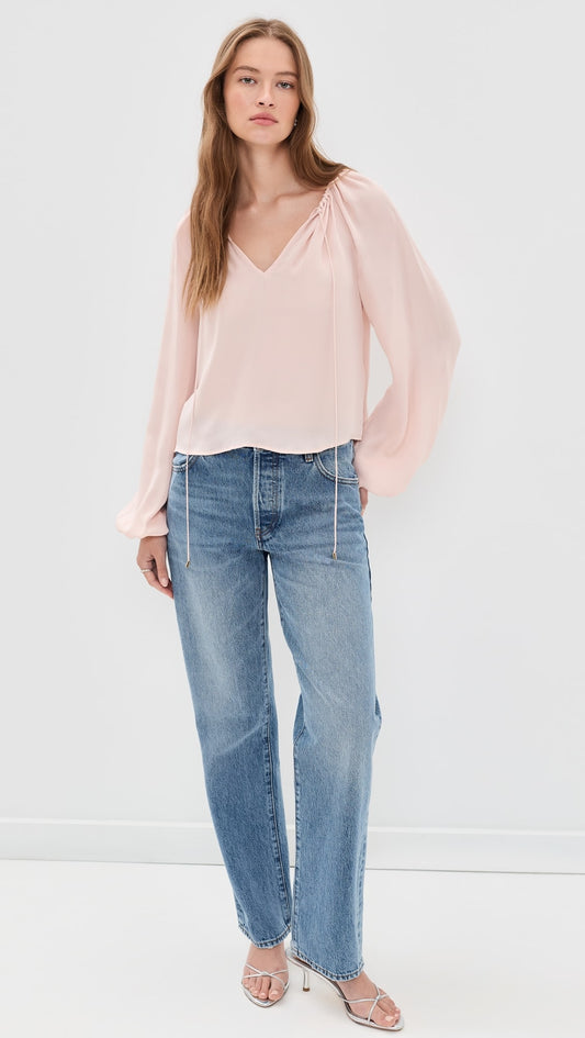 The Silk Baloon Blouse