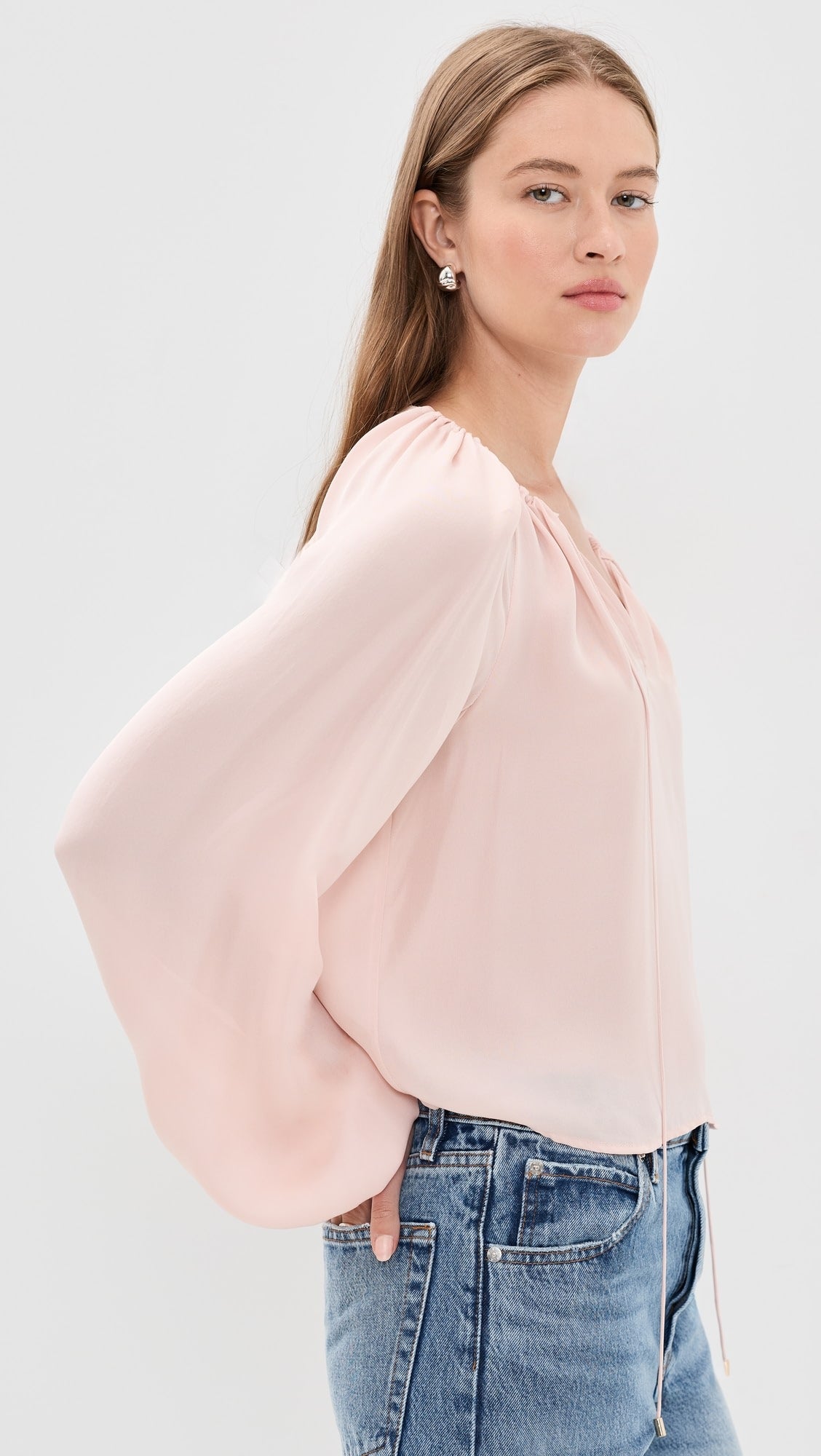 The Silk Baloon Blouse