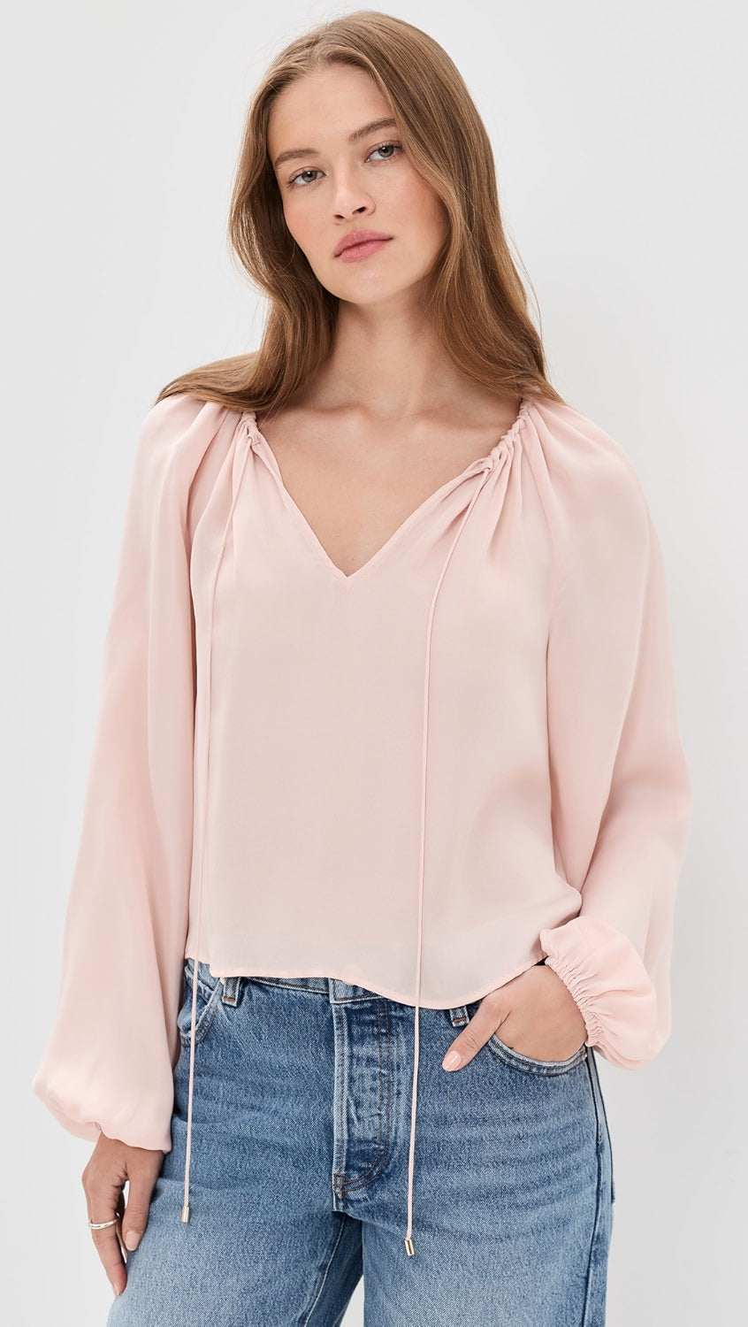 The Silk Baloon Blouse