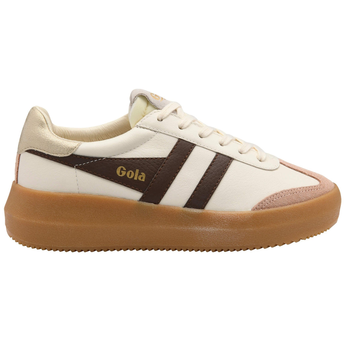 Athena Sneaker - Off White/Cameo/Root/Gold