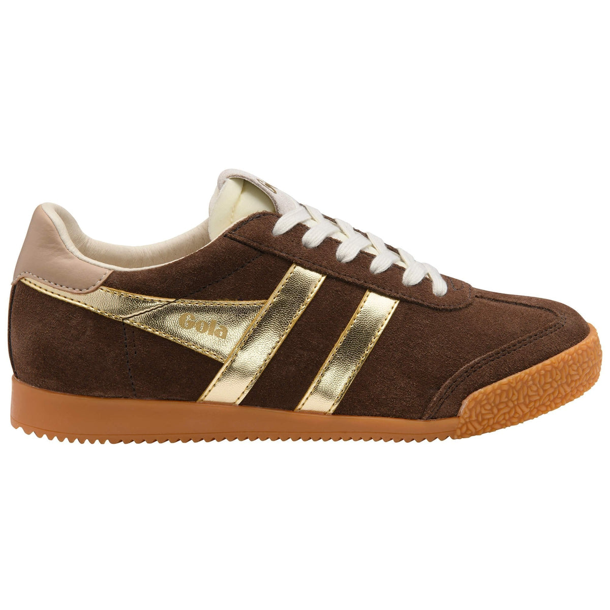 Elan Glitz Sneaker - Dark Brown/Gold/Cameo